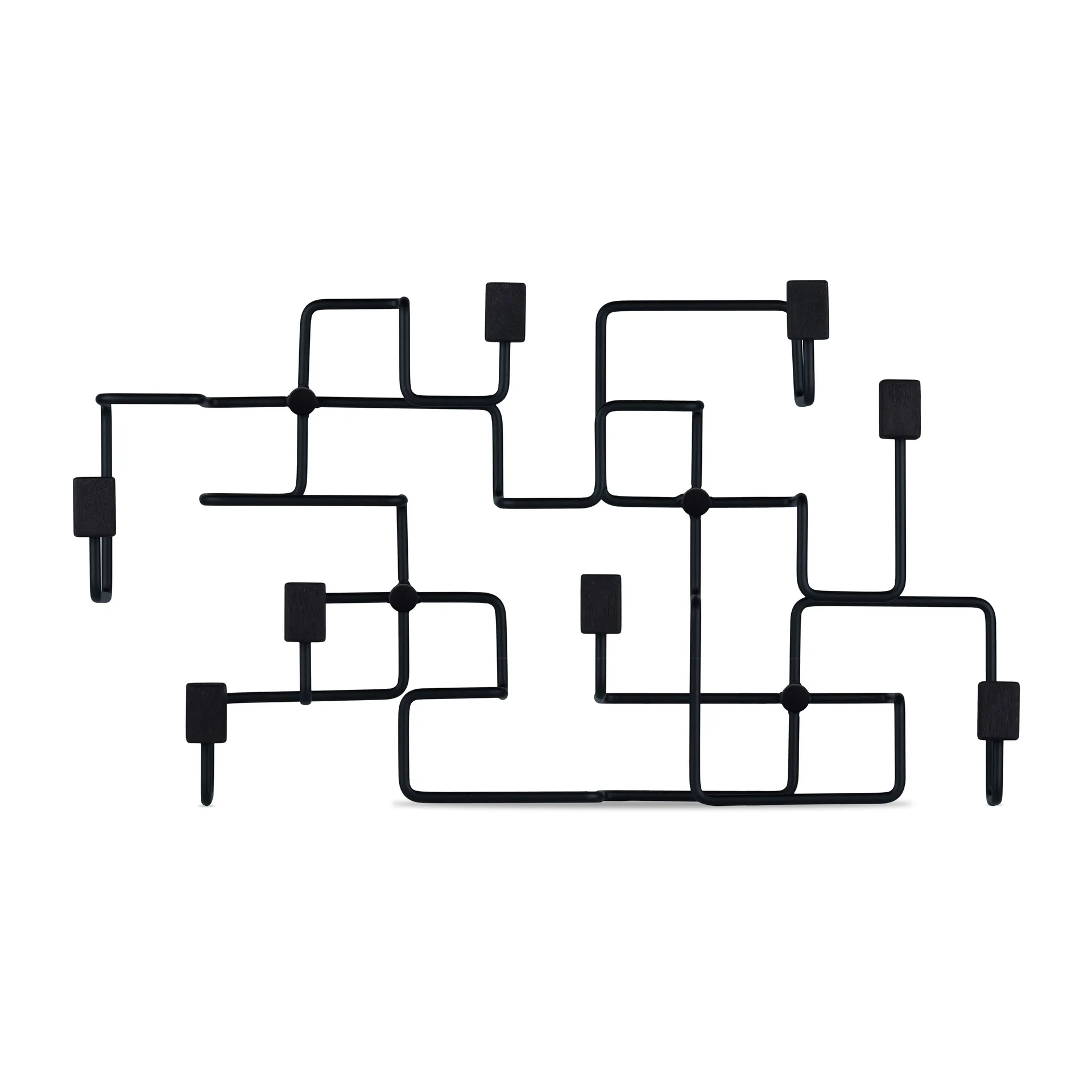 Underground klerenhanger, Zwart-zwartgebeitst eikenhout Gejst