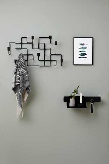 Underground klerenhanger - Zwart-zwartgebeitst eikenhout - Gejst