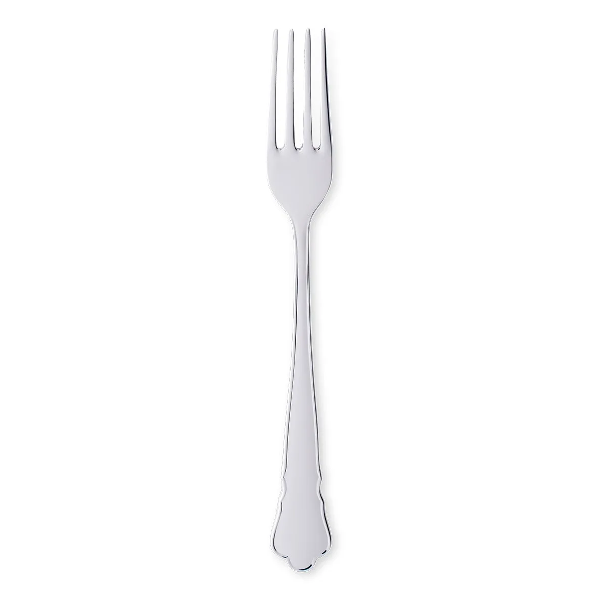 Chippendale dinervork zilver, 20,1 cm Gense