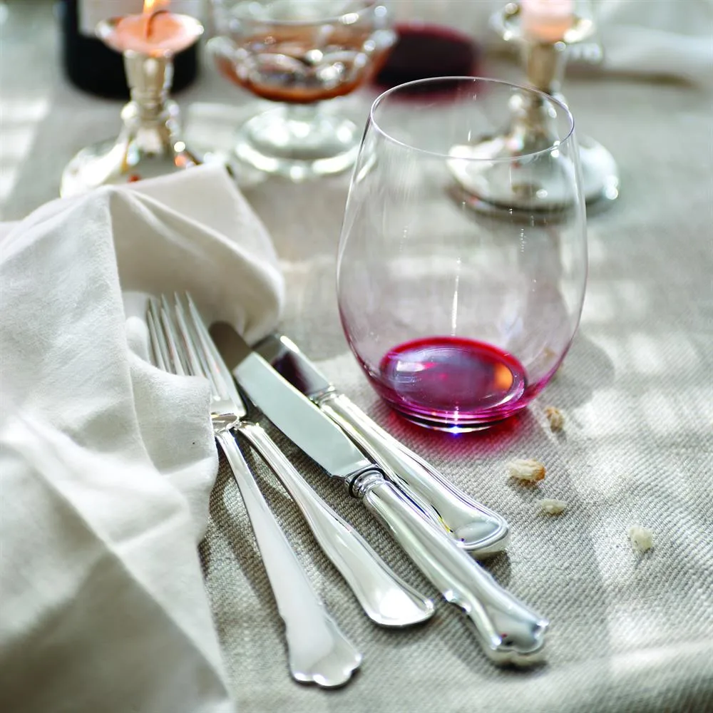 Chippendale dinervork zilver, 20,1 cm Gense