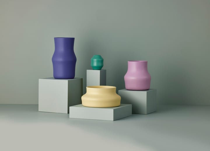 Dorotea vaas 12x25 cm, Mellow yellow Gense