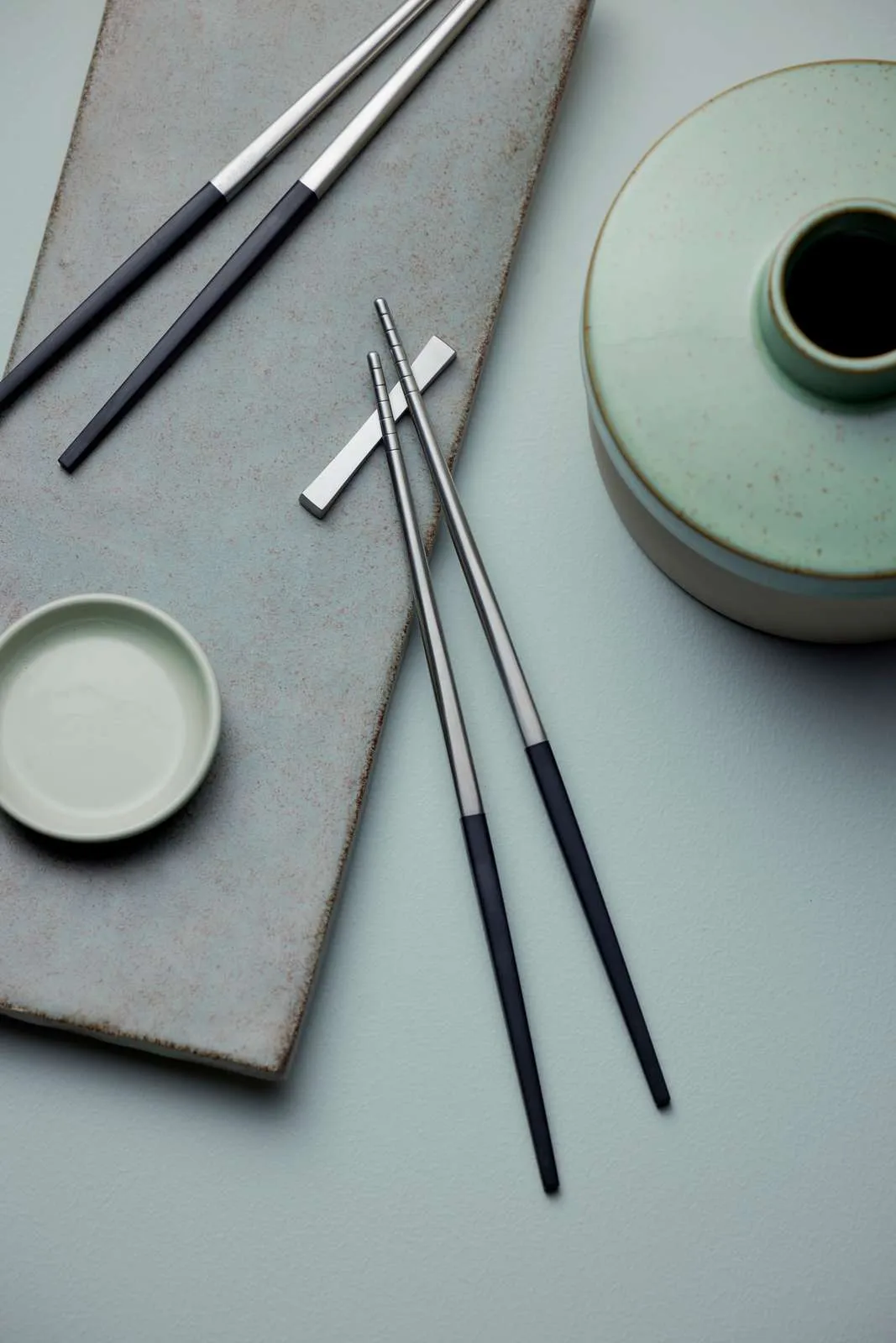 Focus de Luxe chopsticks 4+2, roestvrij staal Gense