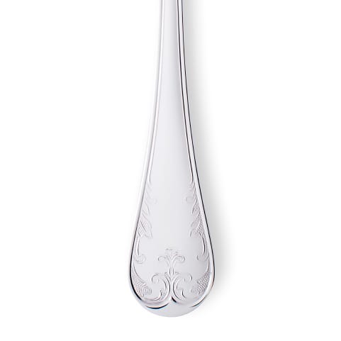 Gammal Fransk koffielepel zilver, 12,4 cm Gense