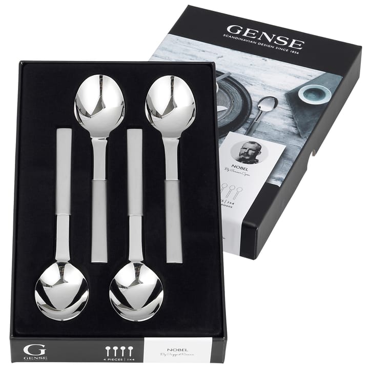 Nobel voor- & nagerecht-lepels 4-pack, 4-pack Gense