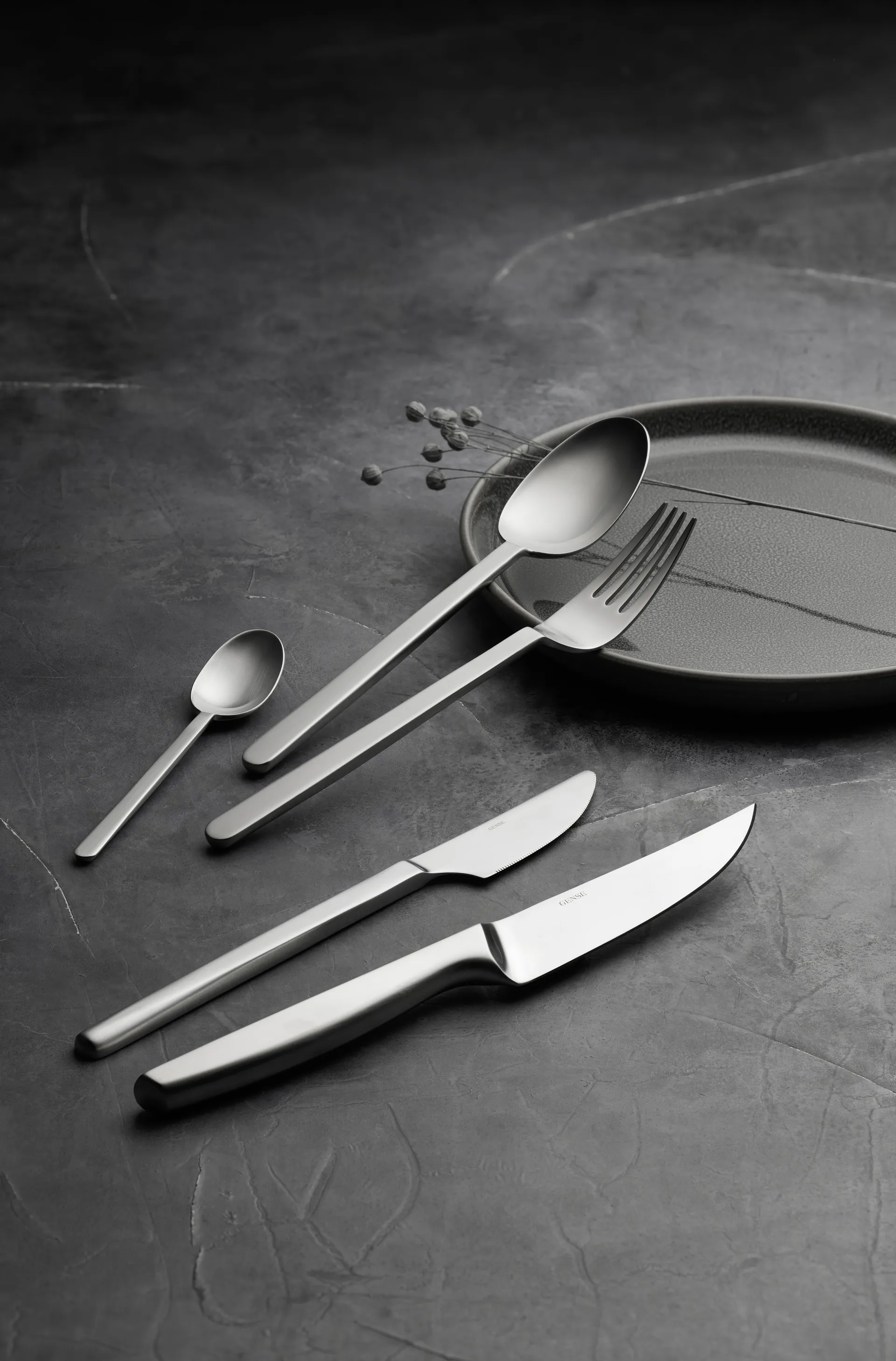 Norm grillmes 4-pack, Mat roestvrij staal Gense