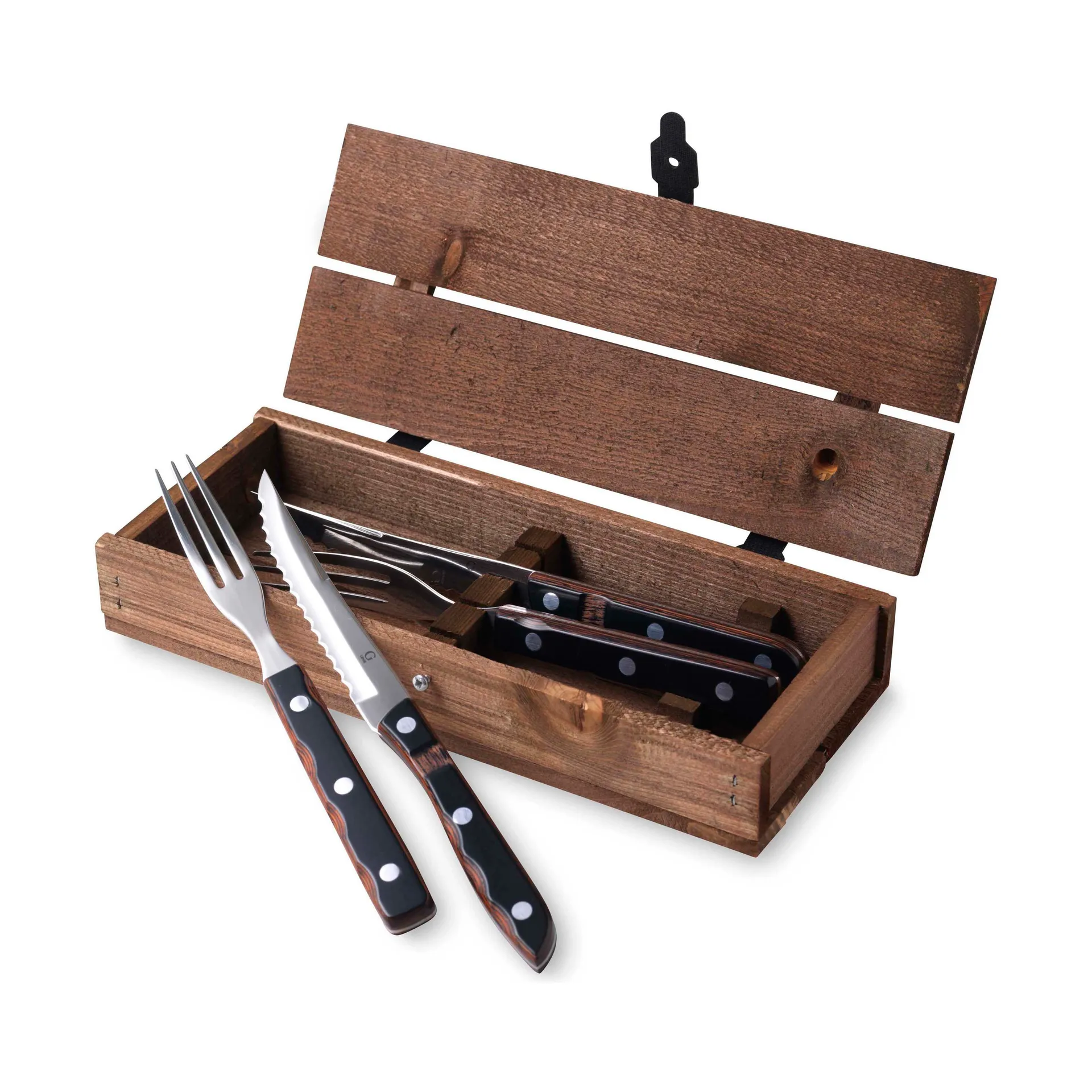 Old Farmer bestek, Steak bestek 4 stuks Gense