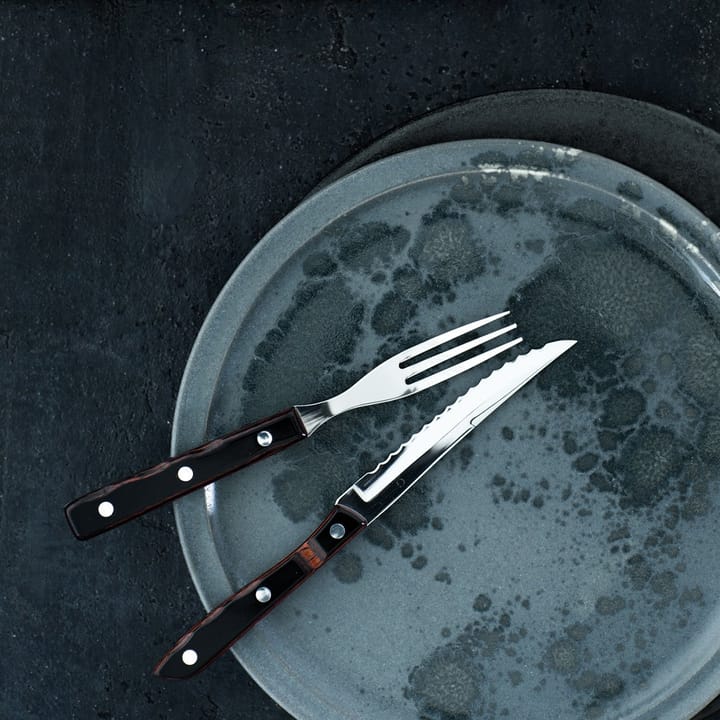 Old Farmer bestek, Steak bestek 4 stuks Gense