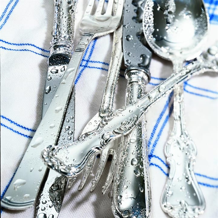 Rosenholm zilver bestek, Dinervork Gense