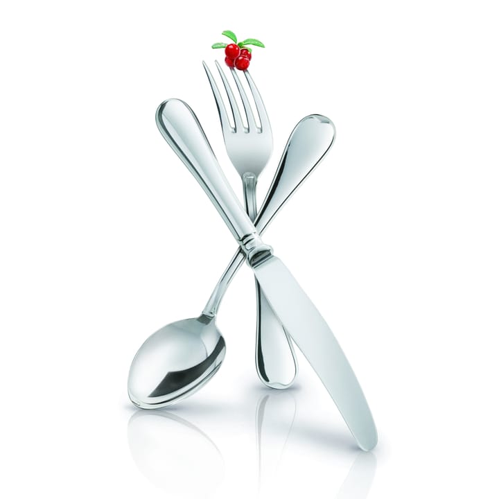 Svensk dinervork zilver, 20,5 cm Gense