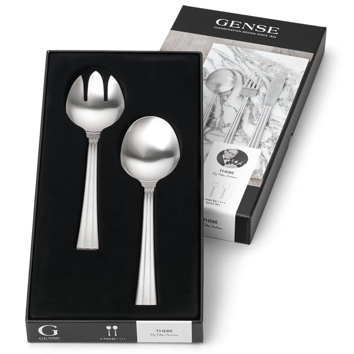 Thebe sallade- & serveerbestek, 2-pack Gense