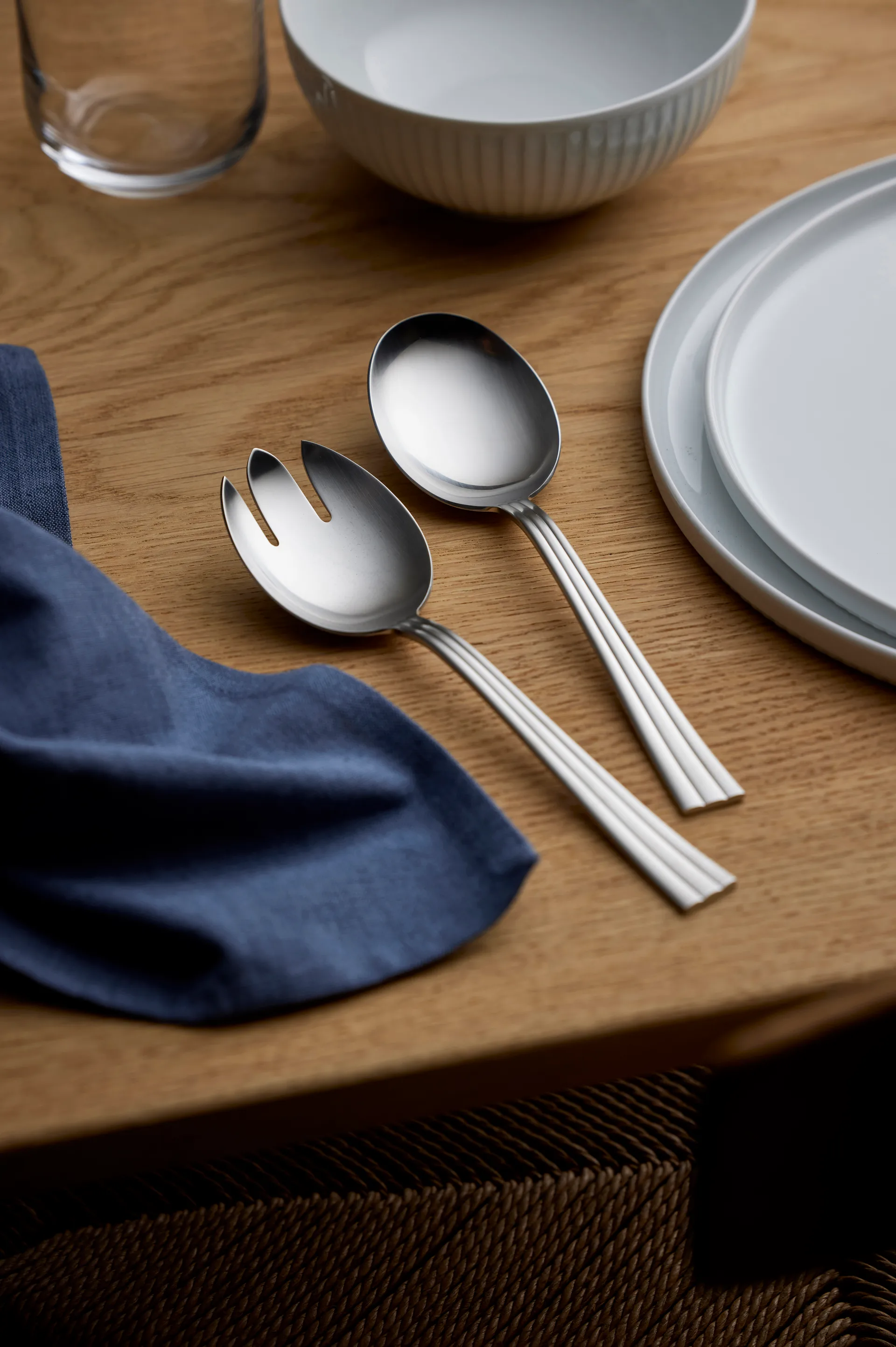 Thebe sallade- & serveerbestek, 2-pack Gense