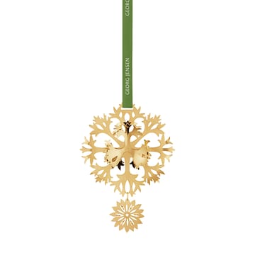 2020 kersthanger Ice Flower - Verguld - Georg Jensen