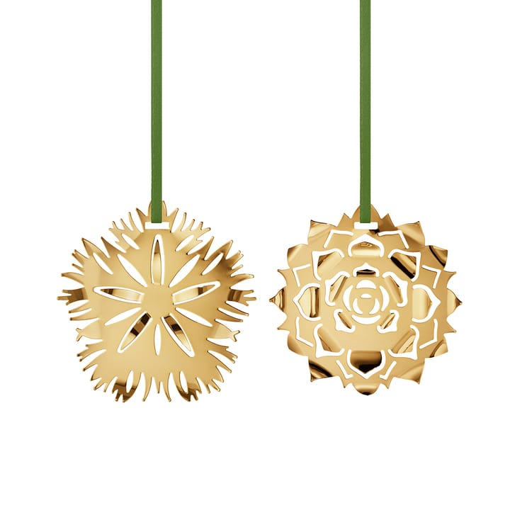 2020 set Ice Dianthus en Ice Rosette - Verguld - Georg Jensen