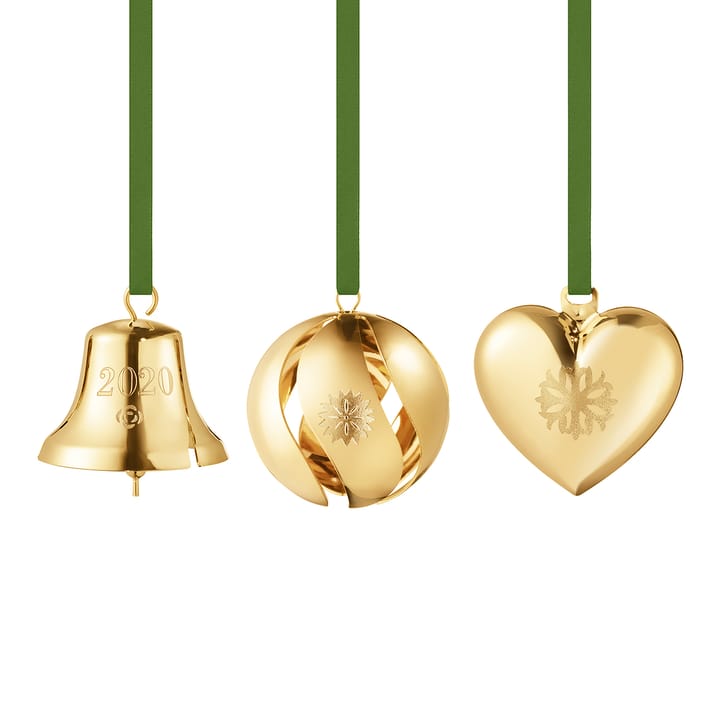 2020 set met hart, bel en bal - Verguld - Georg Jensen