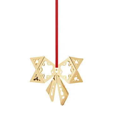 2022 Bow kersthanger - verguld - Georg Jensen