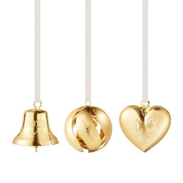 2022 cadeauset van het jaar 3-delig - verguld - Georg Jensen