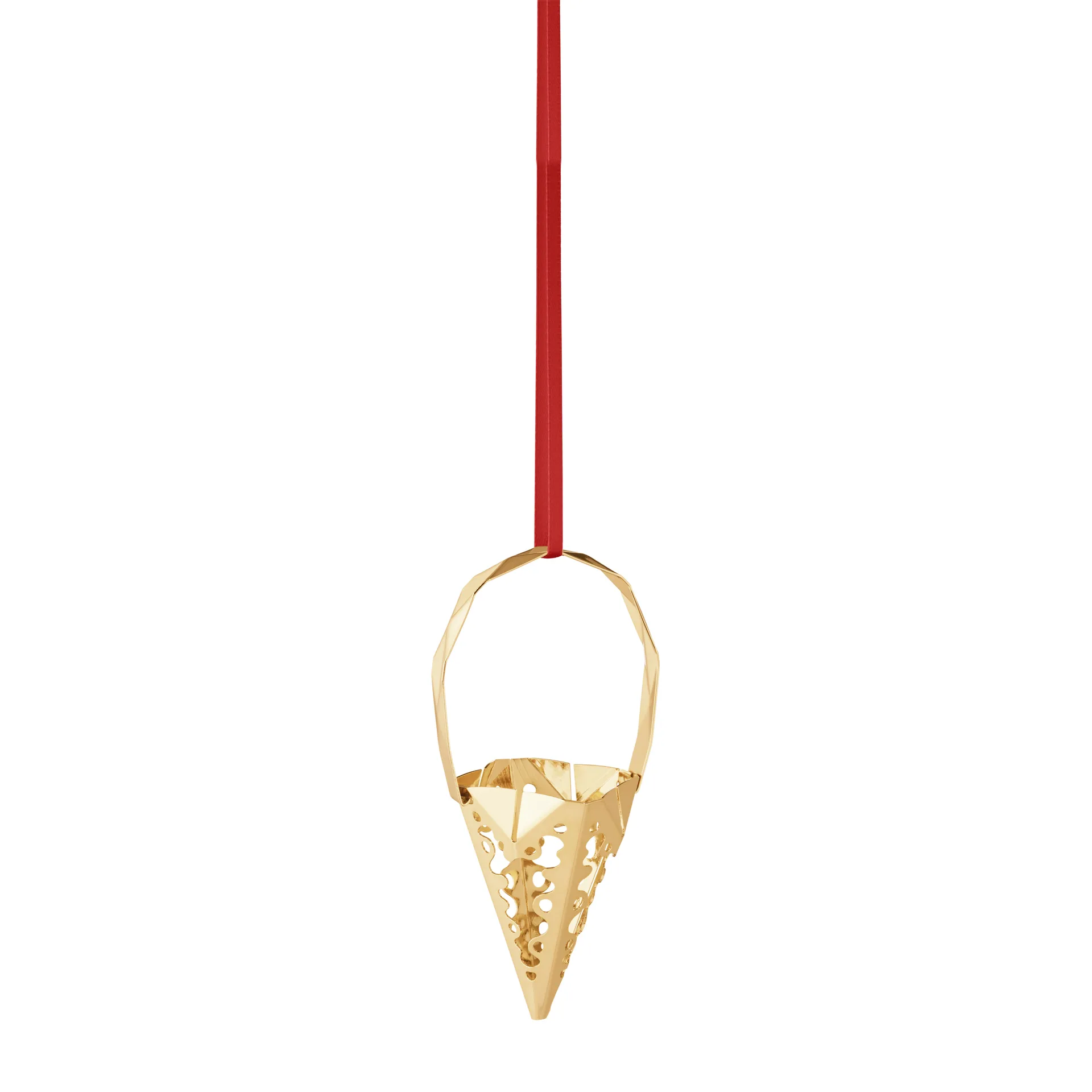 2022 Cone kersthanger, verguld Georg Jensen