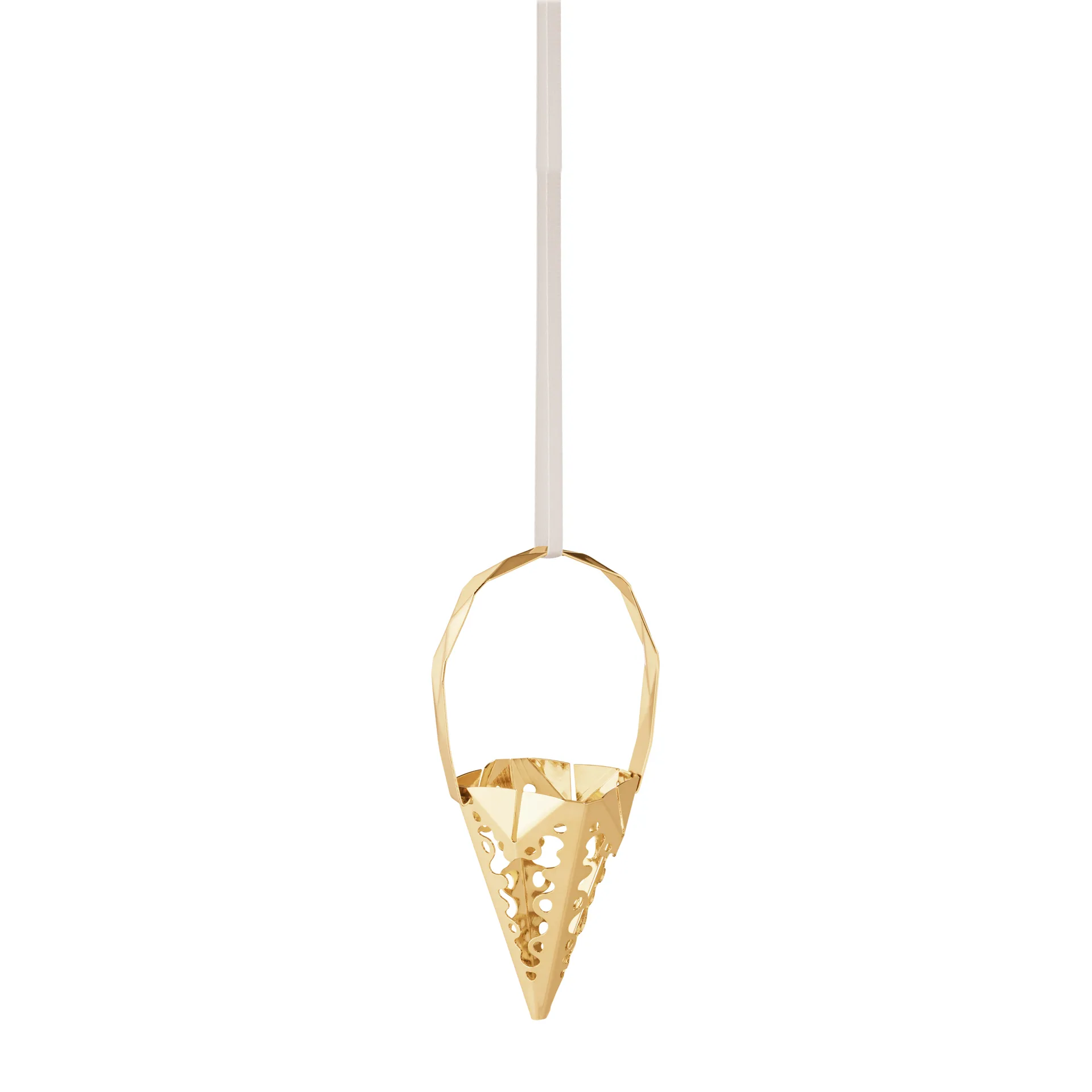 2022 Cone kersthanger, verguld Georg Jensen