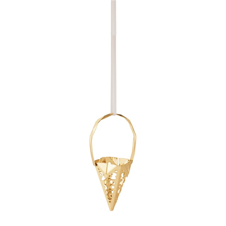 2022 Cone kersthanger, verguld Georg Jensen