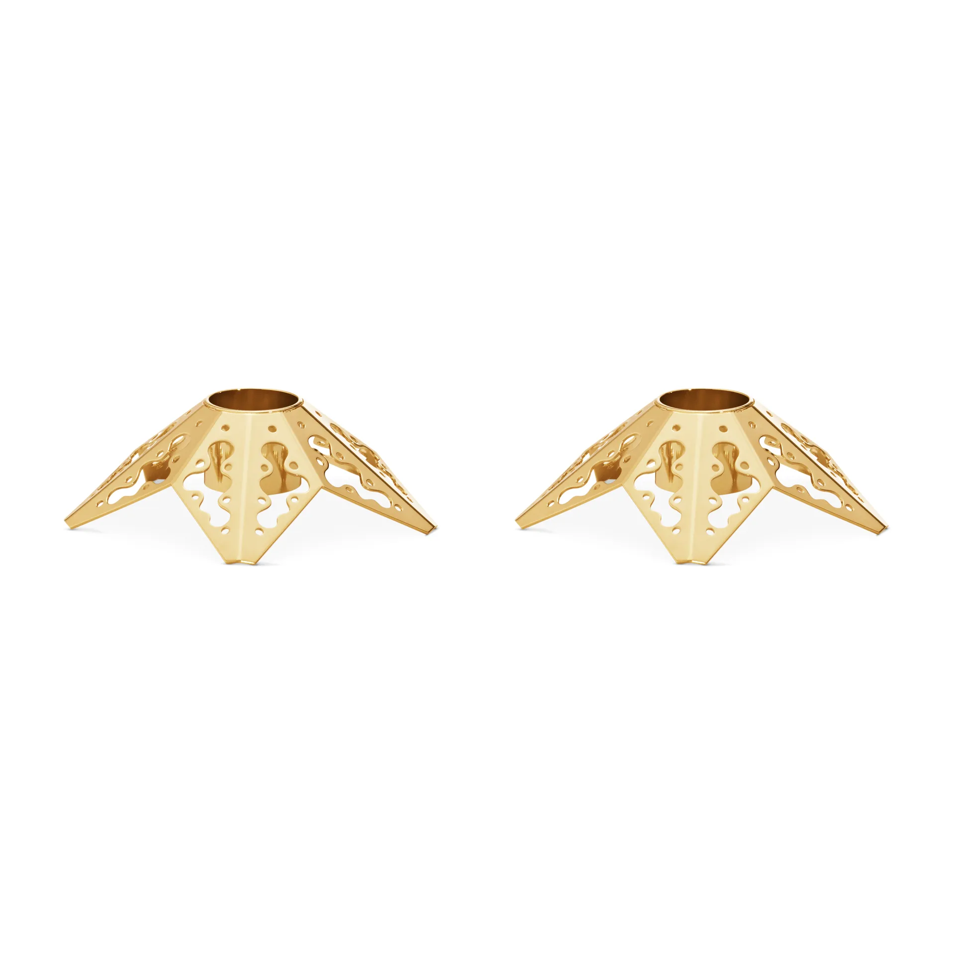 2022 kandelaar van het jaar 2-delig, verguld Georg Jensen