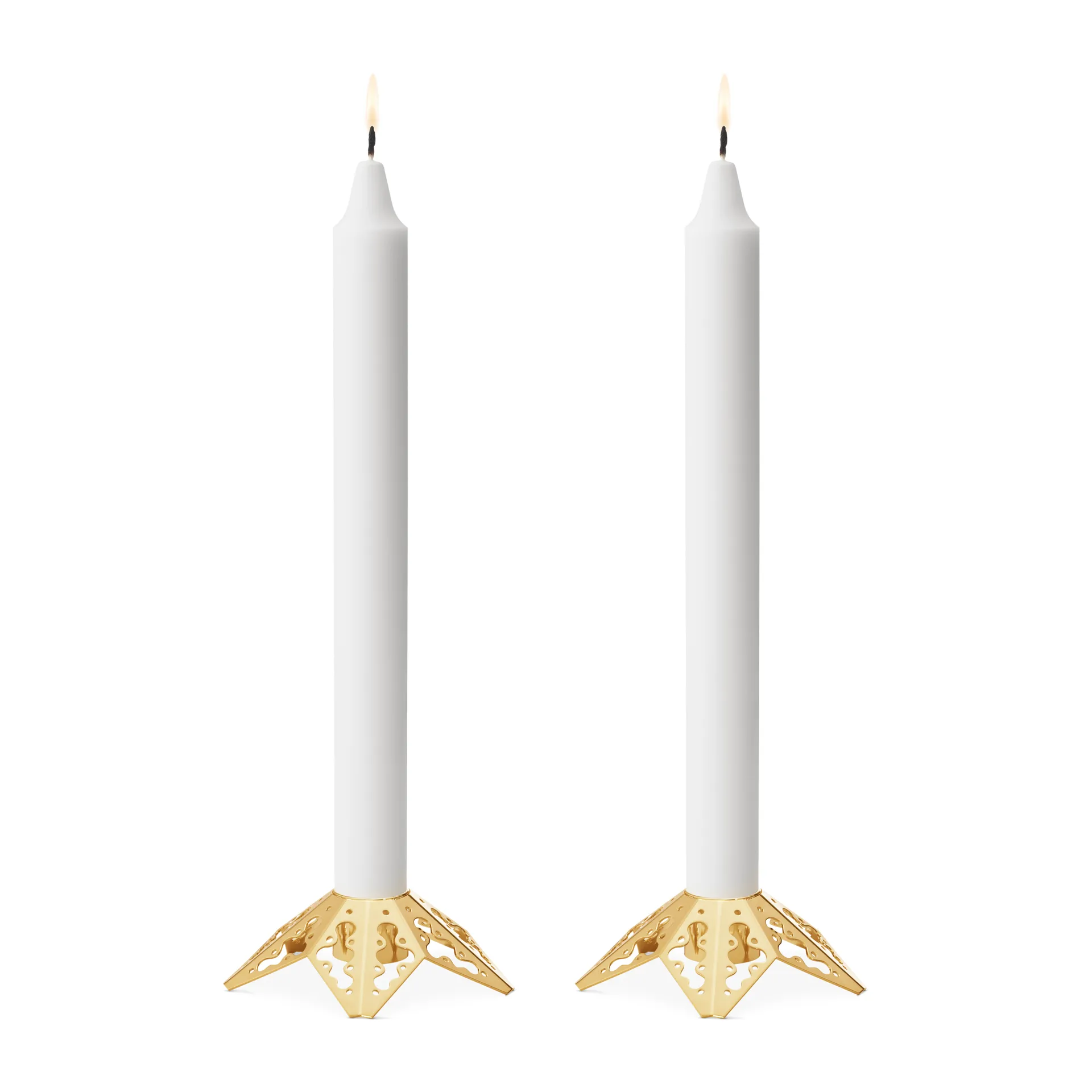 2022 kandelaar van het jaar 2-delig, verguld Georg Jensen
