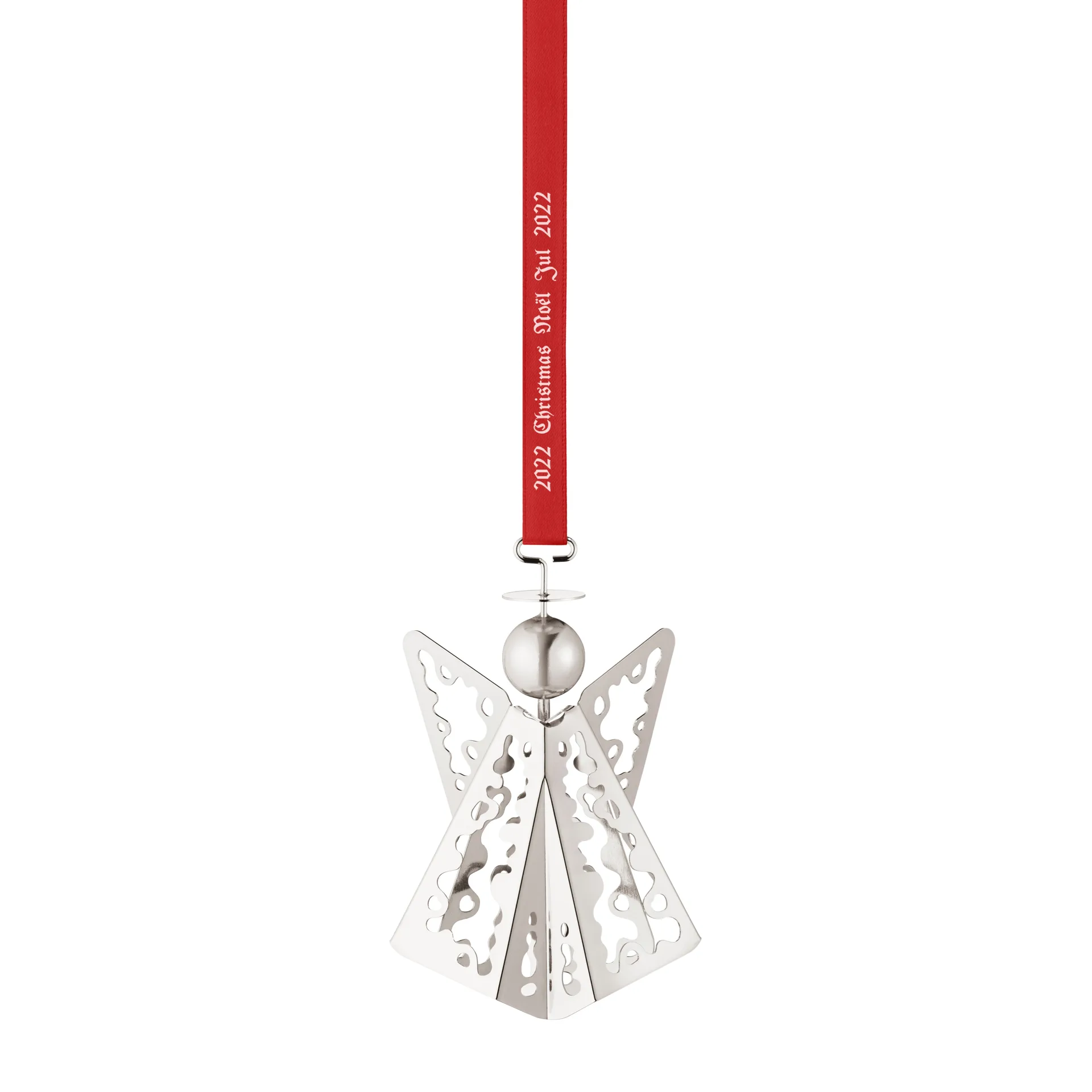 2022 kersthanger engel, geplateerd palladium Georg Jensen