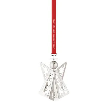 2022 kersthanger engel - geplateerd palladium - Georg Jensen