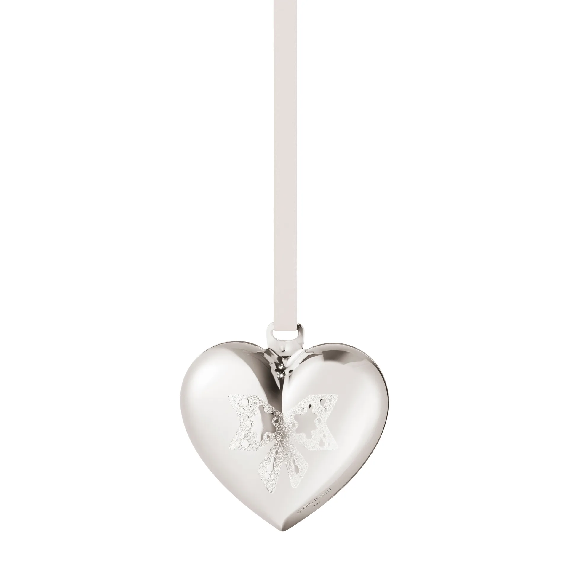 2022 kersthart van het jaar, geplateerd palladium Georg Jensen