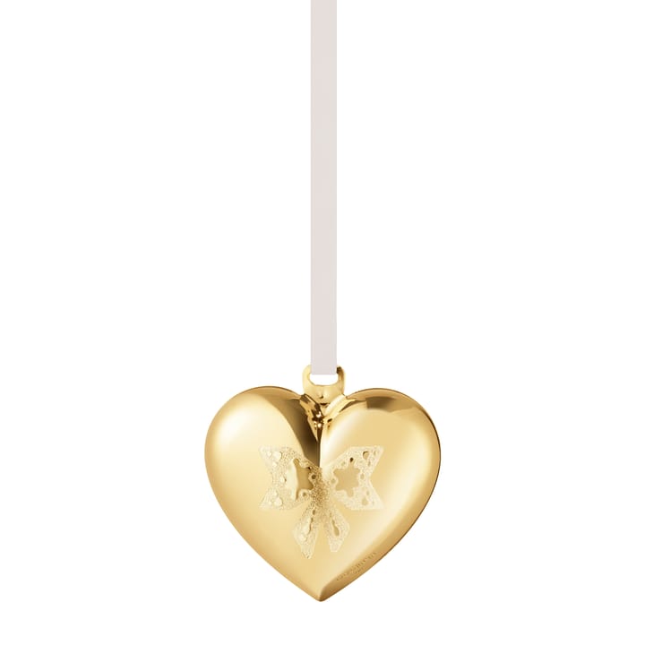 2022 kersthart van het jaar, verguld Georg Jensen