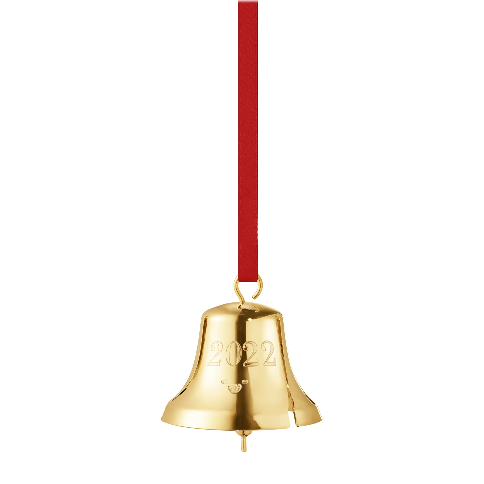 2022 kerstklok van het jaar, verguld Georg Jensen