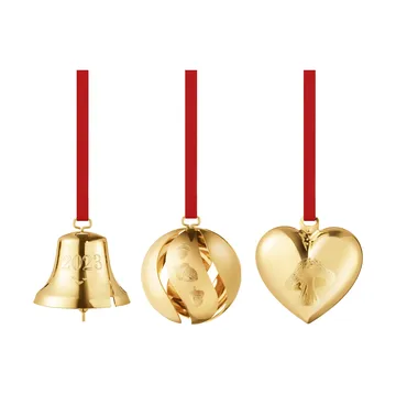 2023 cadeauset van het jaar 3-delig - Verguld - Georg Jensen