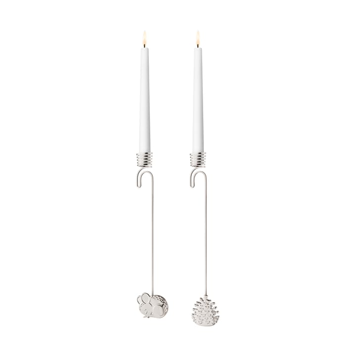 2023 hangende kandelaar van het jaar 2-delig - Geplateerd palladium - Georg Jensen