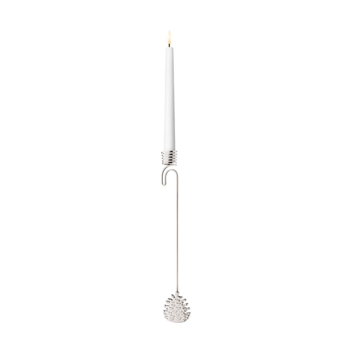 2023 hangende kandelaar van het jaar dennenappel - Geplateerd palladium - Georg Jensen