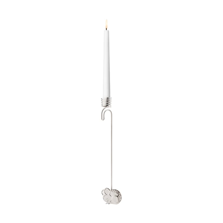 2023 hangende kandelaar van het jaar muis - Geplateerd palladium - Georg Jensen
