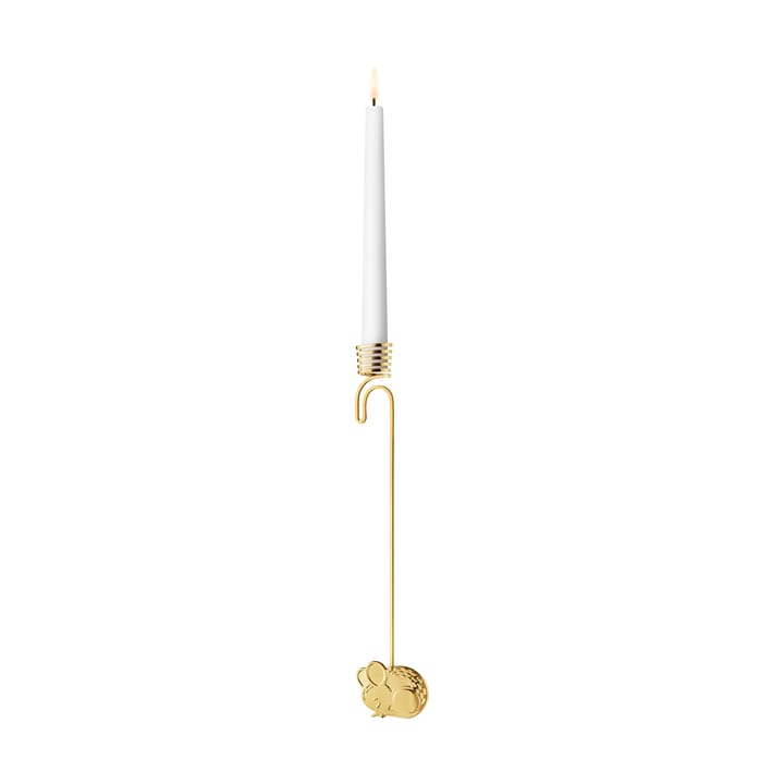 2023 hangende kandelaar van het jaar muis - Verguld - Georg Jensen