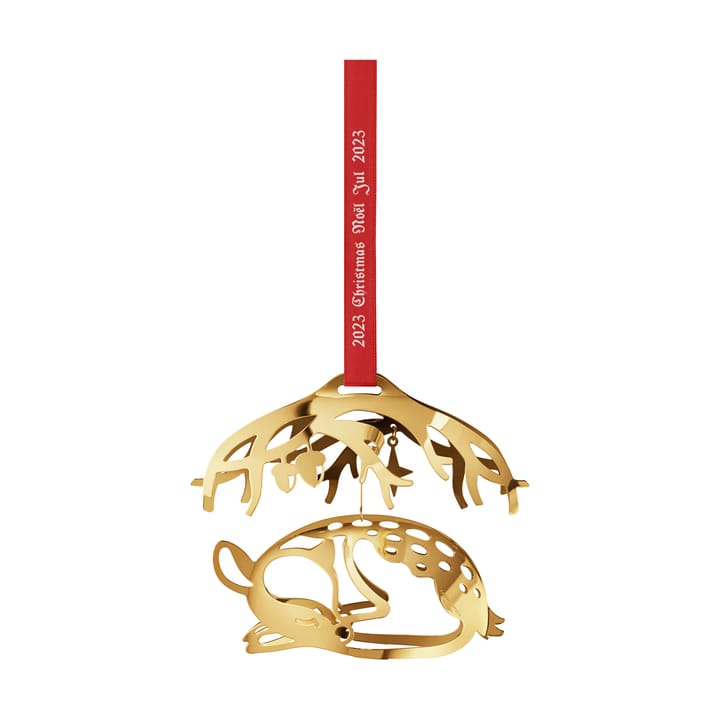2023 kerstmobiel van het jaar damhert - Verguld - Georg Jensen