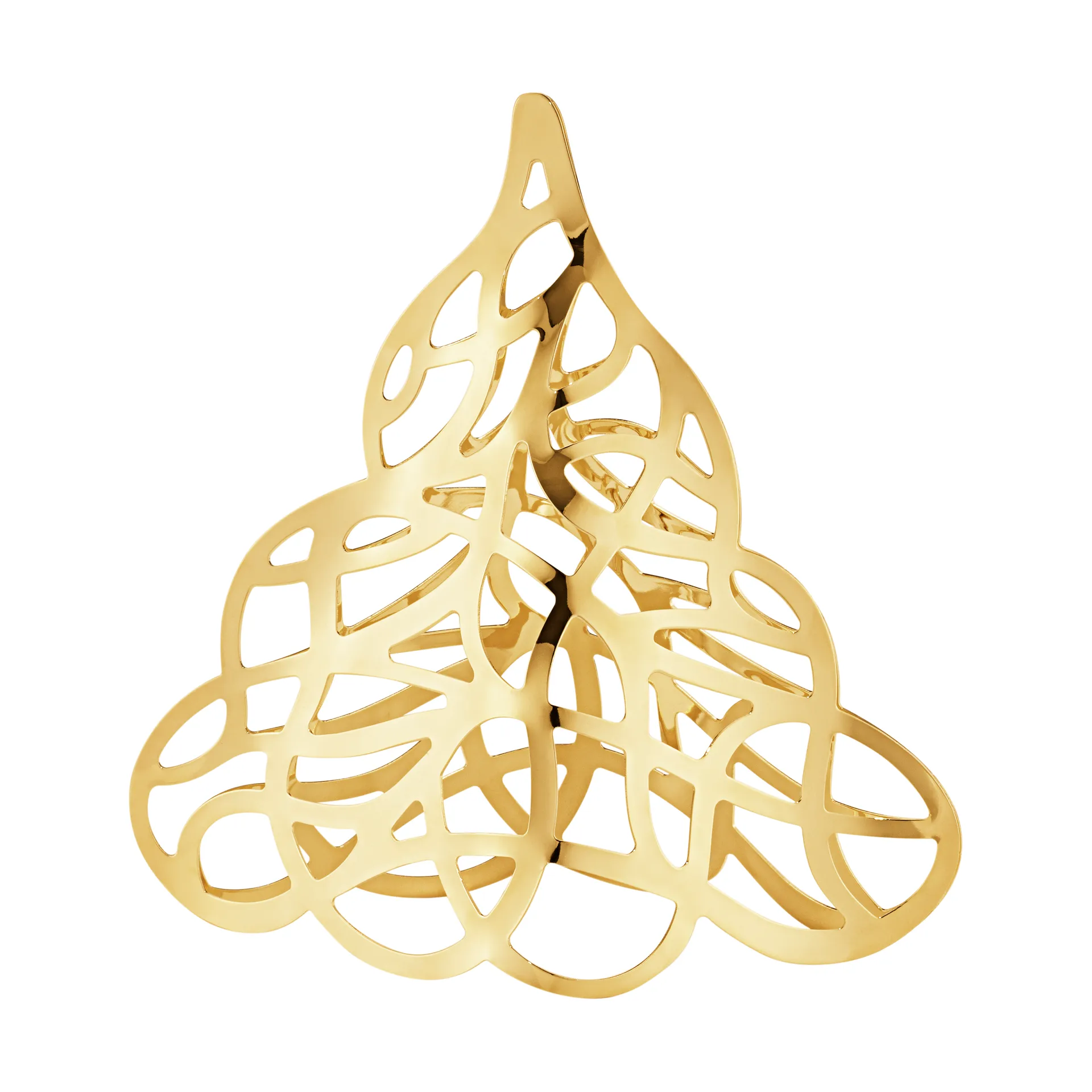 2023 tafelkerstboom van het jaar verguld, Small Georg Jensen