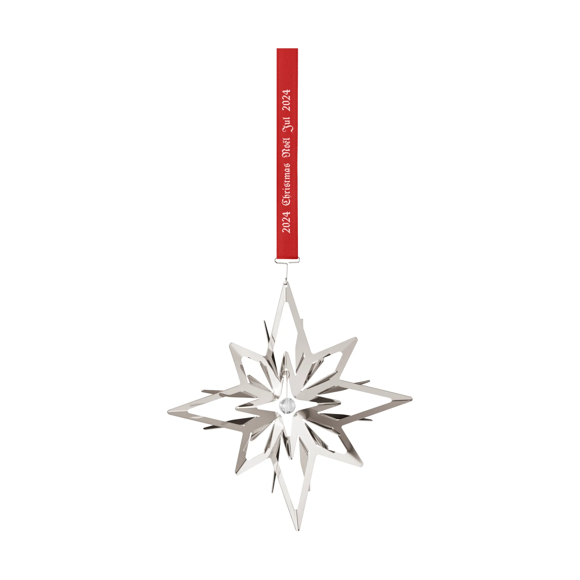 2024 kersthangers ster, Palladiumgeplateerd Georg Jensen