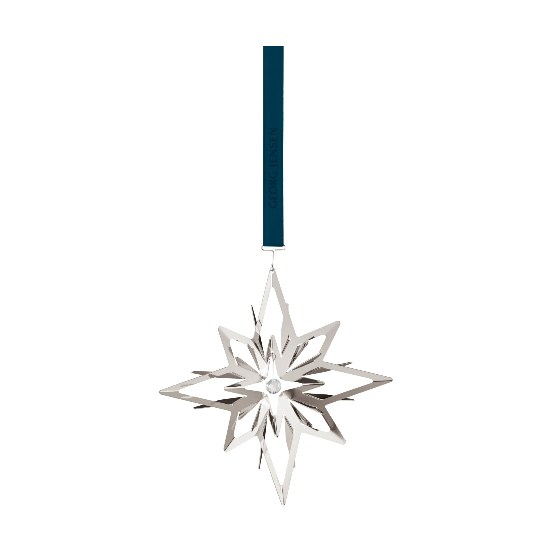 2024 kersthangers ster, Palladiumgeplateerd Georg Jensen