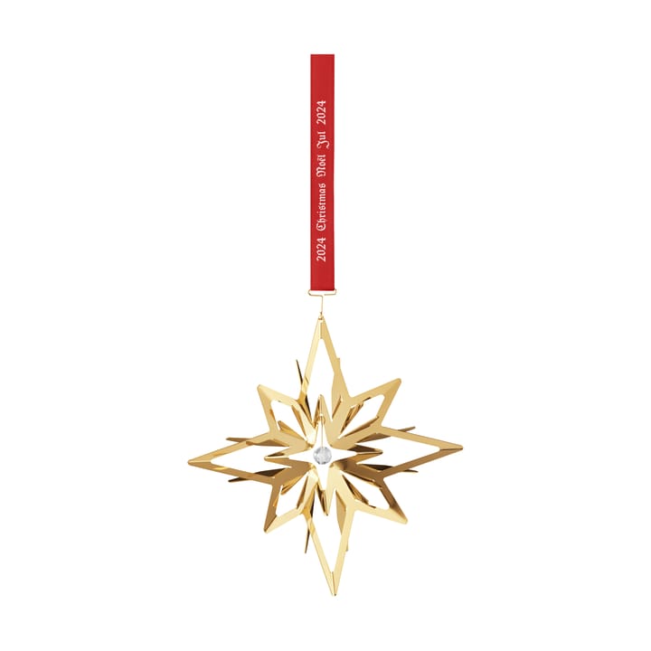 2024 kersthangers ster, Verguld Georg Jensen