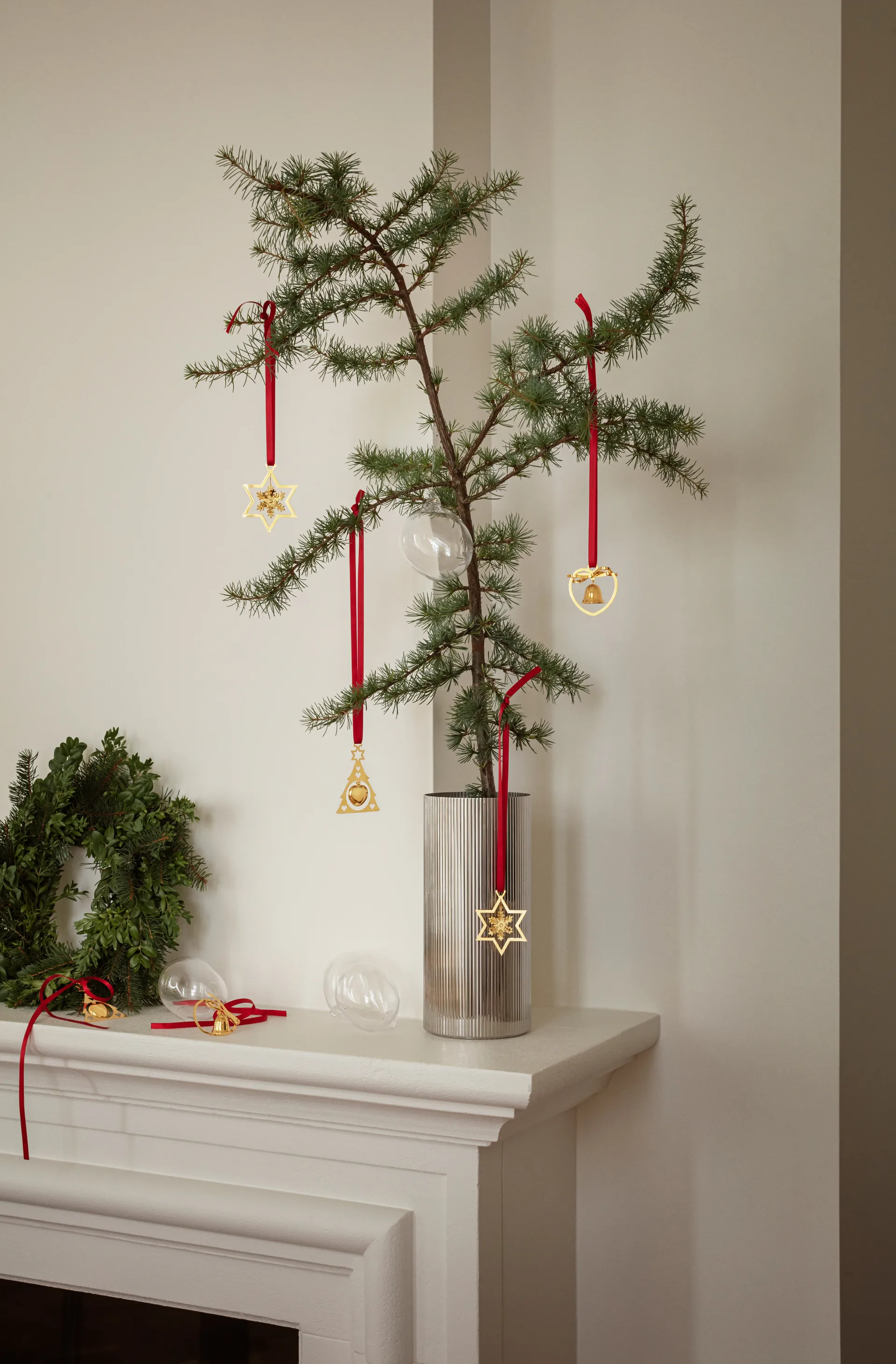 2024 miniatuurmobiel 3-delig, Verguld Georg Jensen