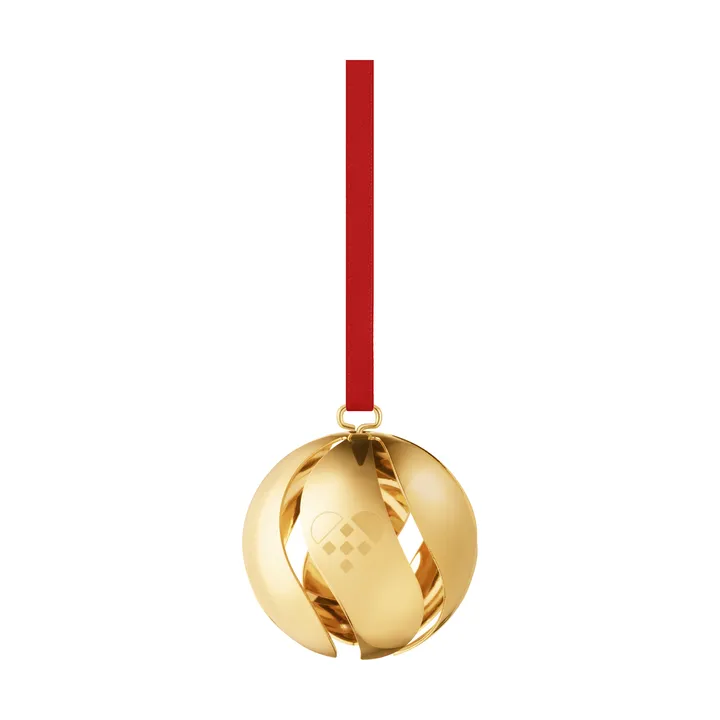 2025 kerstbal - Goudverguld messing - Georg Jensen
