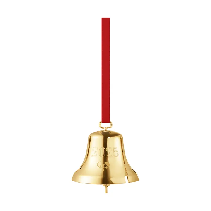 2025 kerstklok - Goudverguld messing - Georg Jensen