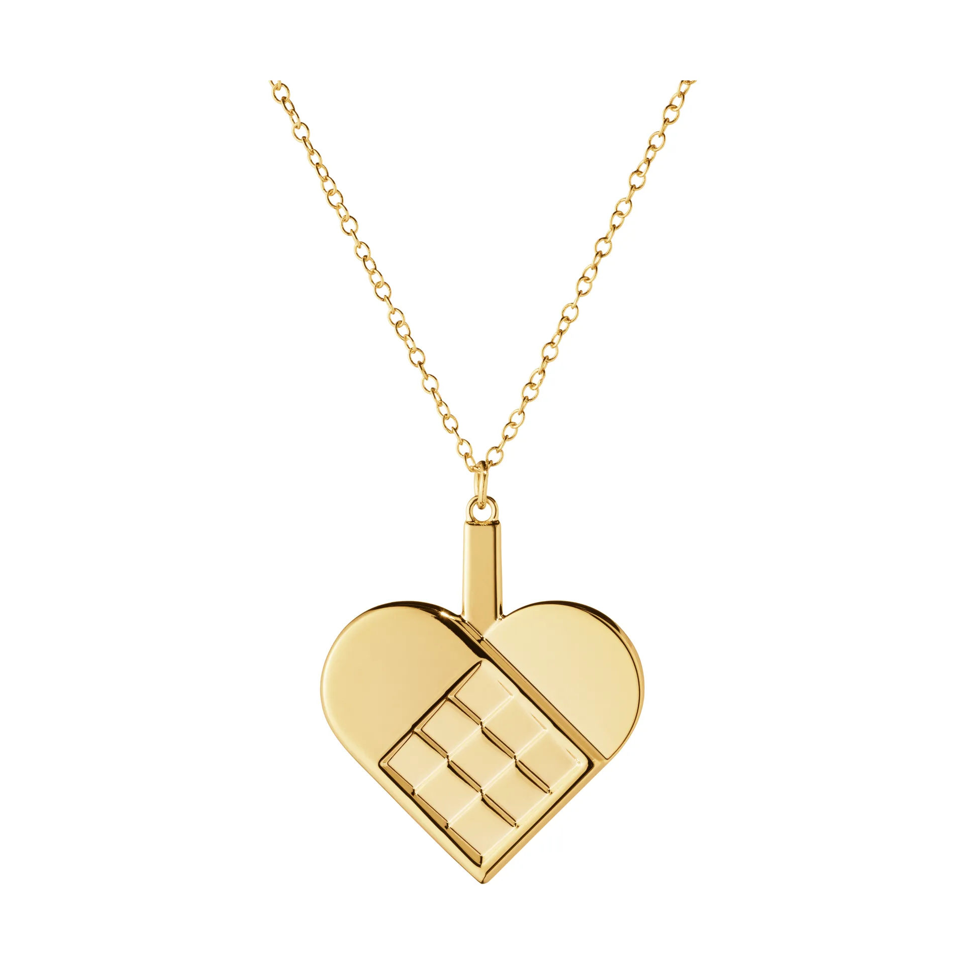 2025 kerstversiering hart, Goudverguld zinklegering Georg Jensen