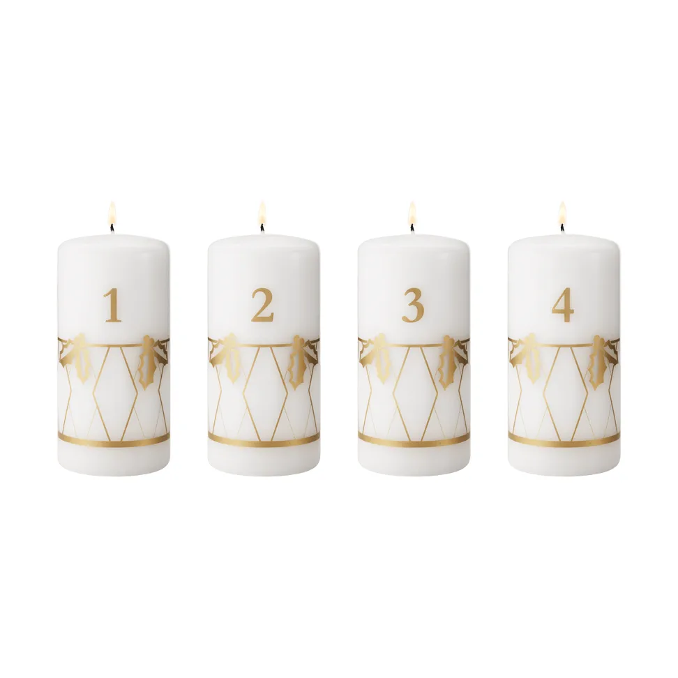 adventslamp 2026, goudopdruk, 4-delig Georg Jensen