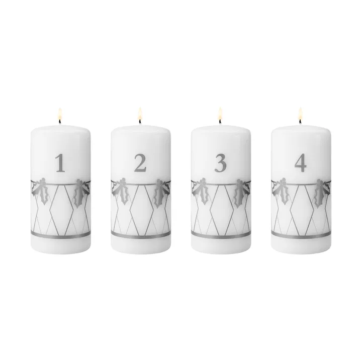 adventslamp 2026 - Zilverdruk, 4 delen - Georg Jensen