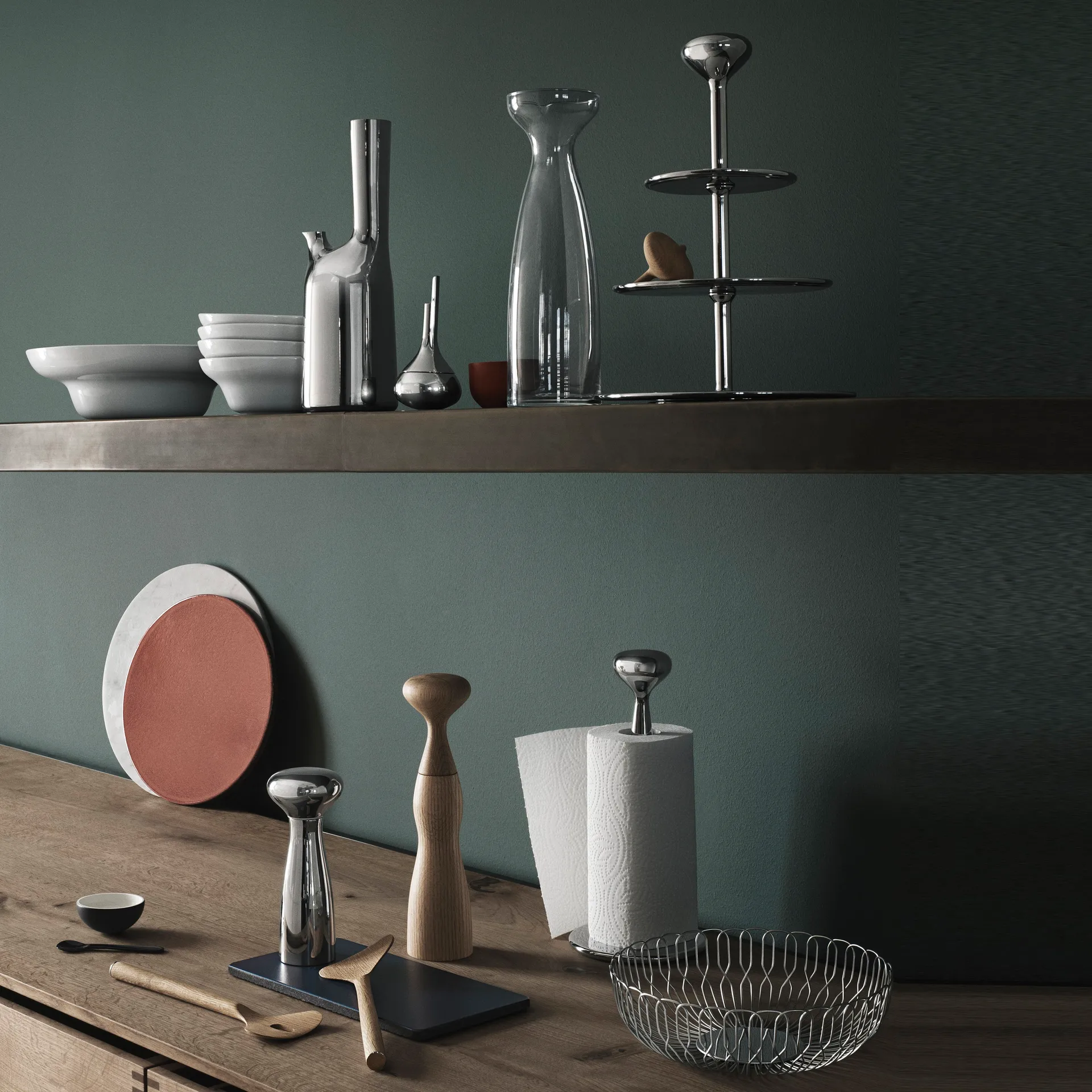 Alfredo glazen decanter, 1 liter Georg Jensen