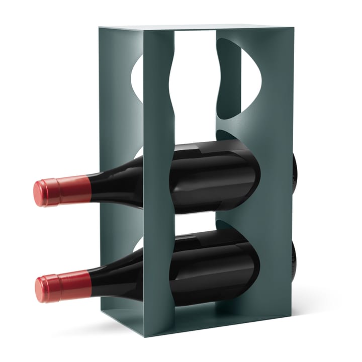 Alfredo wijnrek 3 flessen 33,6x12 cm, Artichoke green Georg Jensen