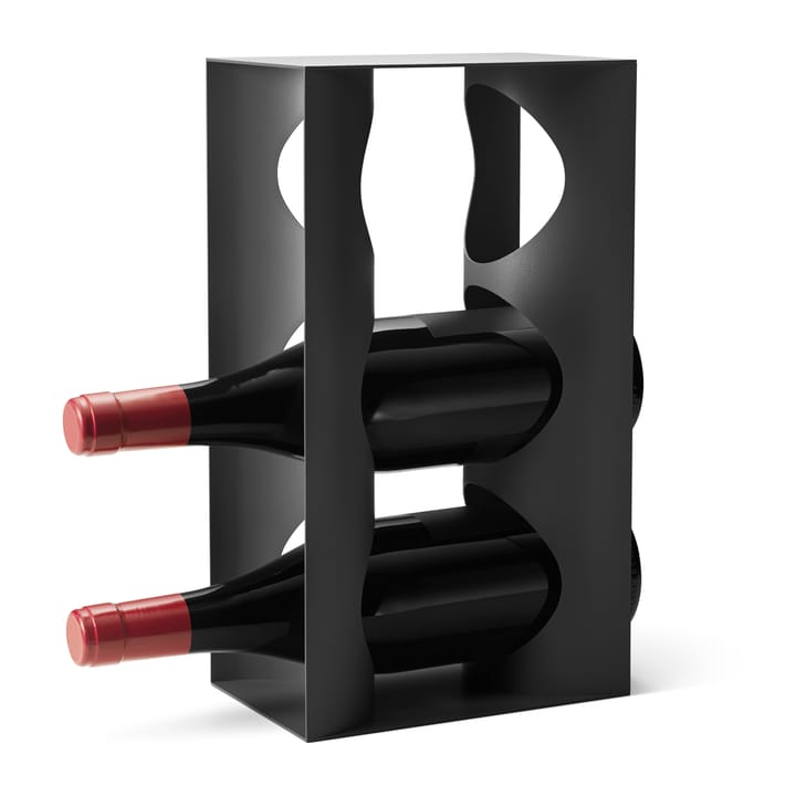 Alfredo wijnrek 3 flessen 33,6x12 cm, Black Georg Jensen