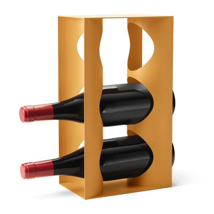 Alfredo wijnrek 3 flessen 33,6x12 cm, Saffron yellow Georg Jensen
